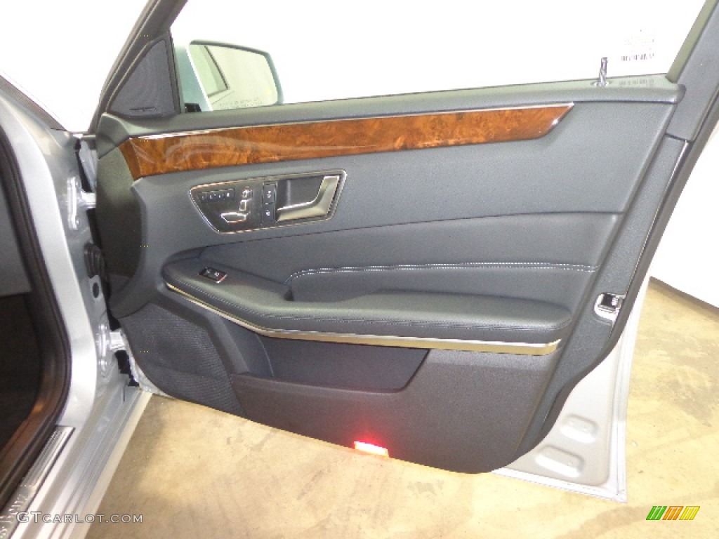 2014 E 350 4Matic Sedan - Iridium Silver Metallic / Black photo #39