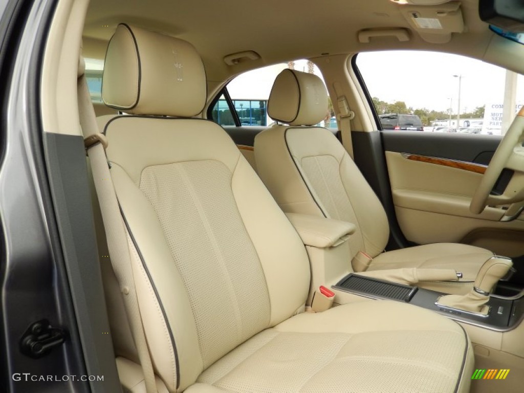 2012 MKZ FWD - Sterling Gray Metallic / Light Camel photo #18