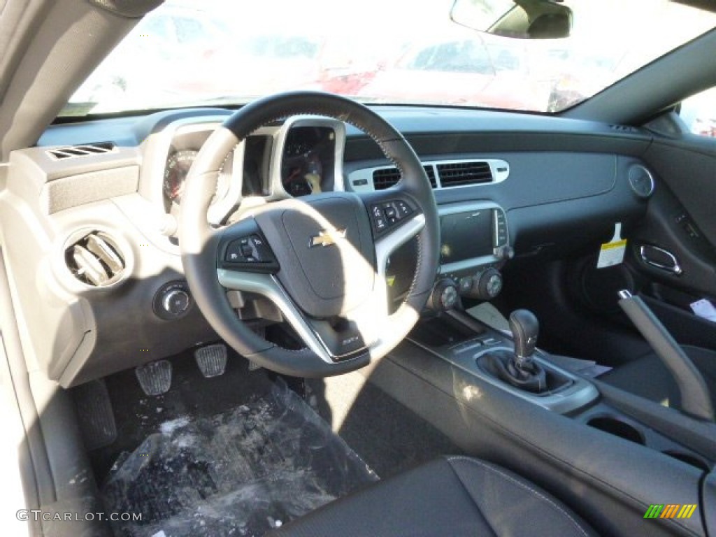 Black Interior 2014 Chevrolet Camaro SS/RS Coupe Photo #90128047