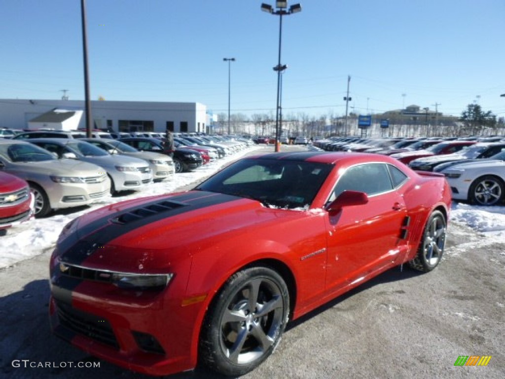 2014 Camaro SS/RS Coupe - Red Hot / Black photo #1