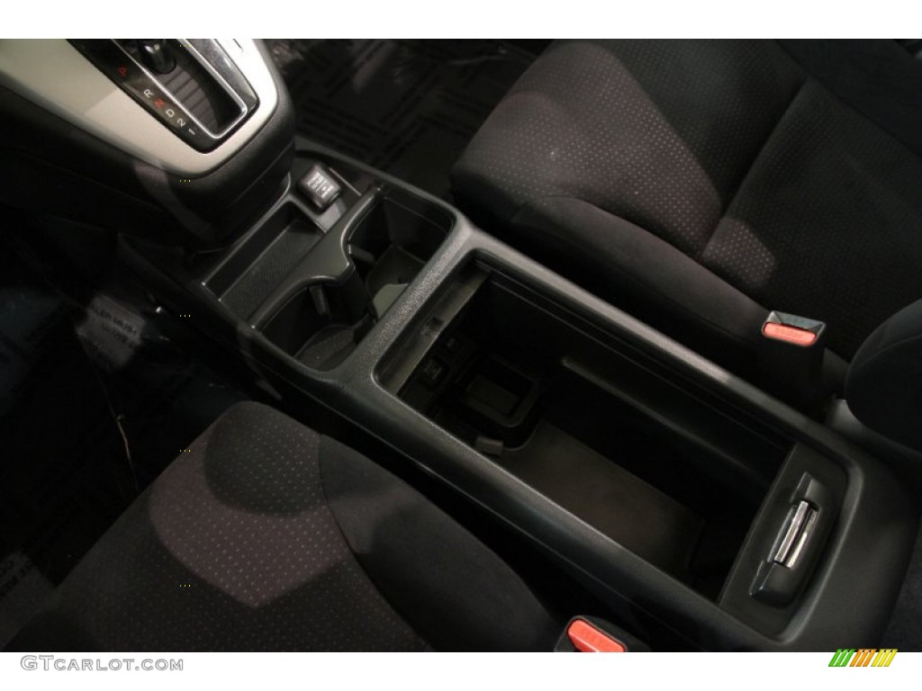 2012 CR-V EX 4WD - Crystal Black Pearl / Black photo #14