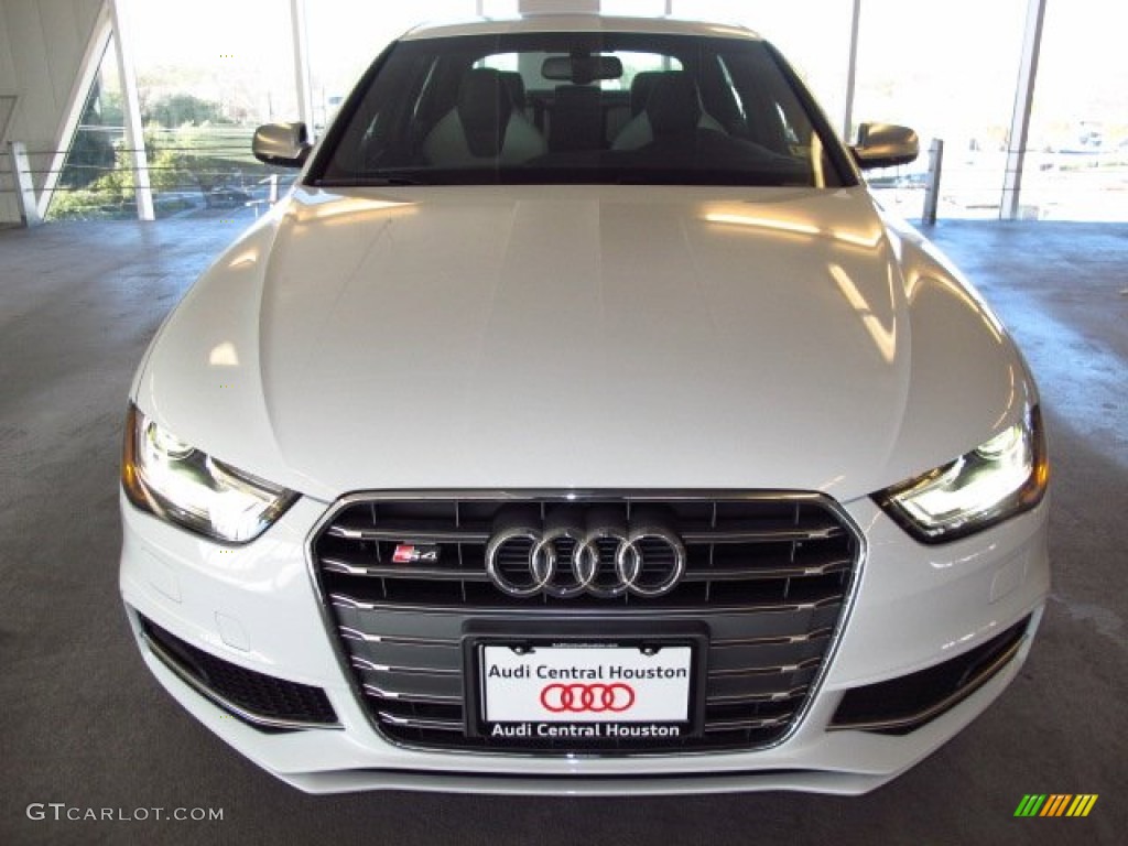 2014 S4 Premium plus 3.0 TFSI quattro - Glacier White Metallic / Black/Lunar Silver photo #6