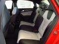 2014 Audi S4 Black/Lunar Silver Interior Rear Seat Photo