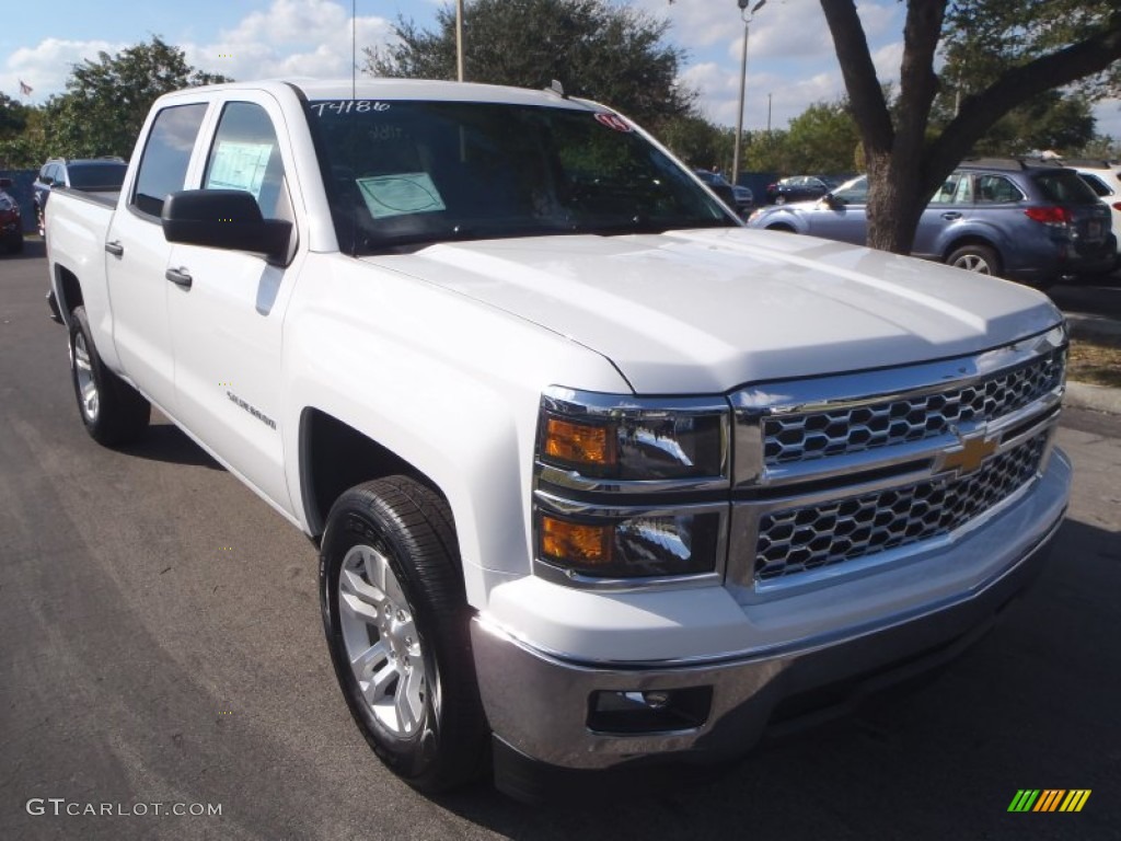 2014 Silverado 1500 LT Crew Cab - Summit White / Jet Black/Dark Ash photo #1