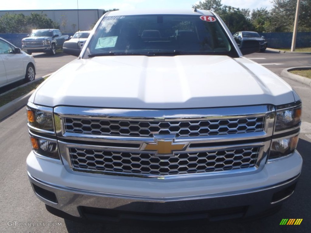 2014 Silverado 1500 LT Crew Cab - Summit White / Jet Black/Dark Ash photo #2