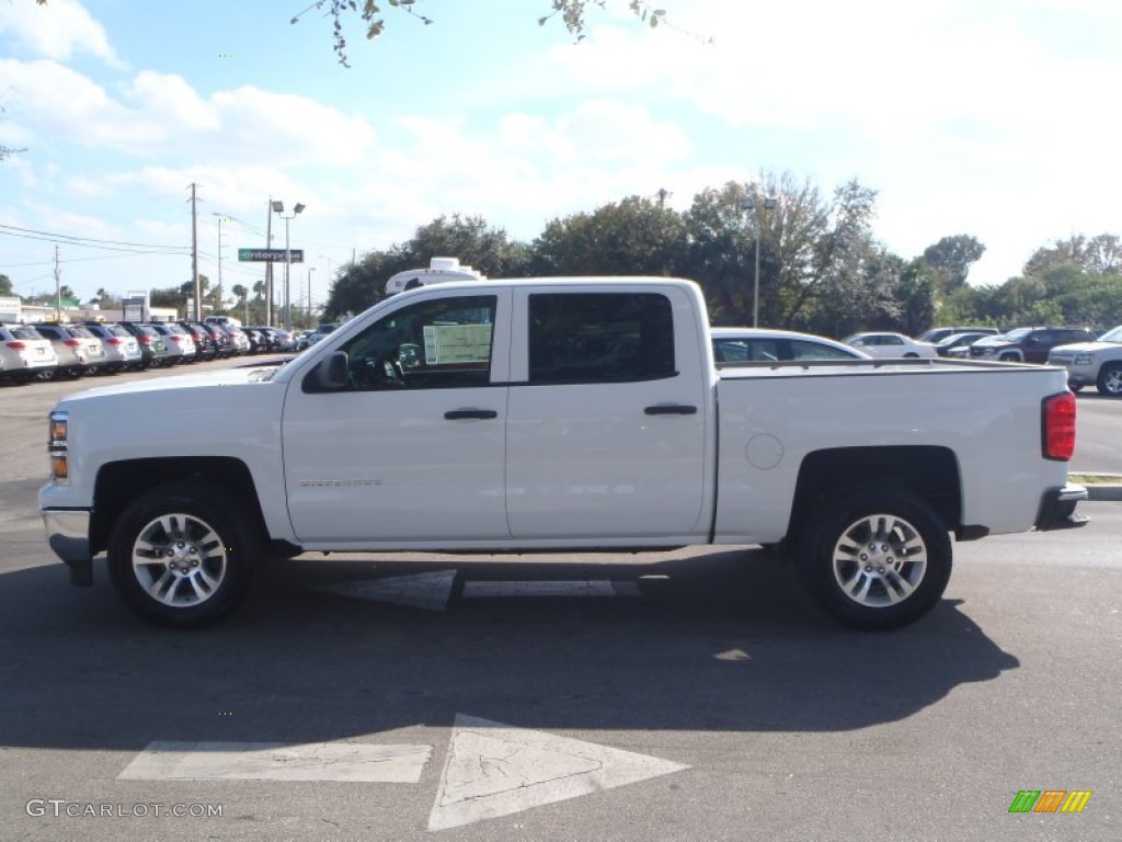 2014 Silverado 1500 LT Crew Cab - Summit White / Jet Black/Dark Ash photo #3