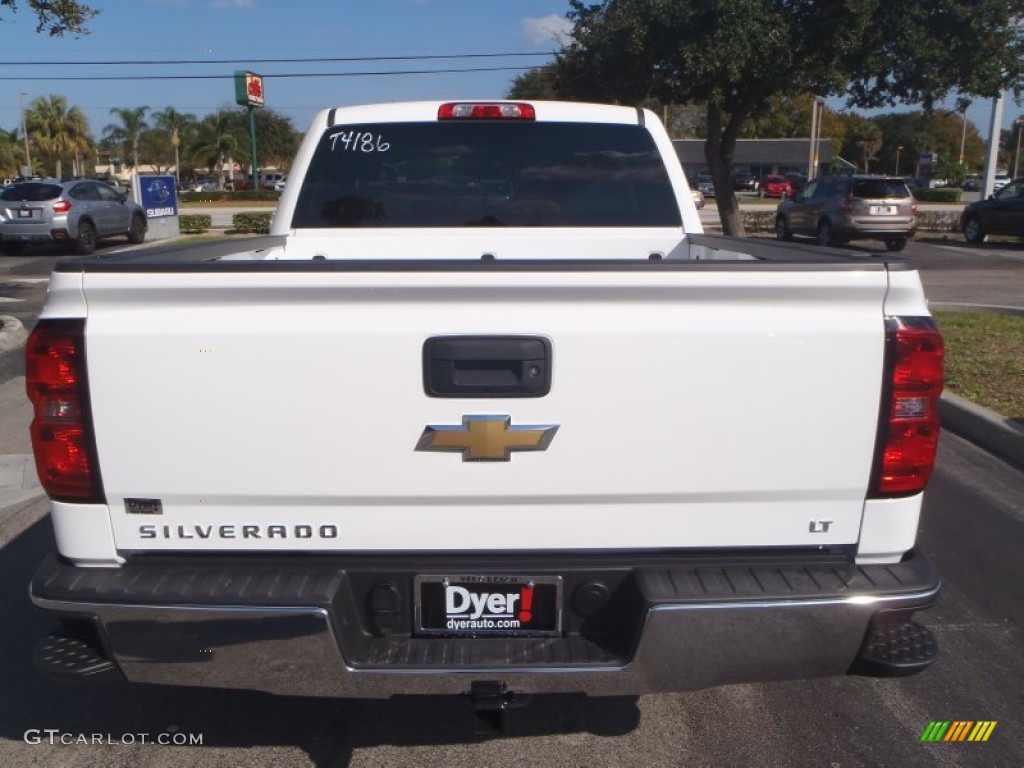 2014 Silverado 1500 LT Crew Cab - Summit White / Jet Black/Dark Ash photo #4