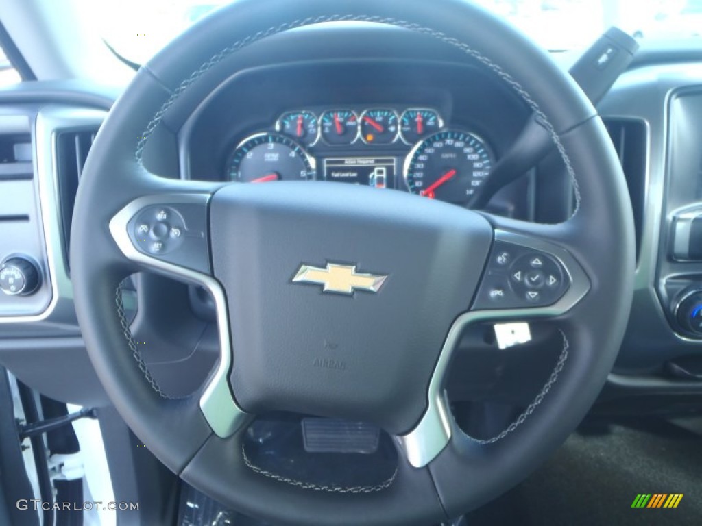 2014 Silverado 1500 LT Crew Cab - Summit White / Jet Black/Dark Ash photo #14