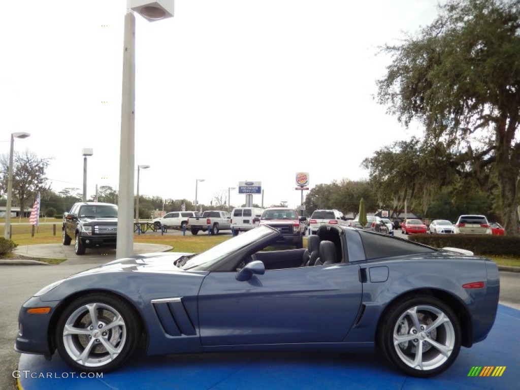 Carlisle Blue Metallic 2012 Chevrolet Corvette Grand Sport Coupe Exterior Photo #90129655