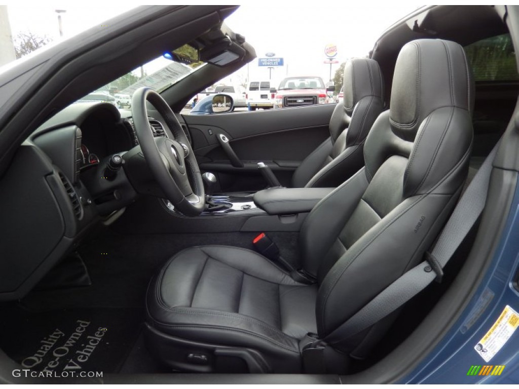 Ebony Interior 2012 Chevrolet Corvette Grand Sport Coupe Photo #90129837