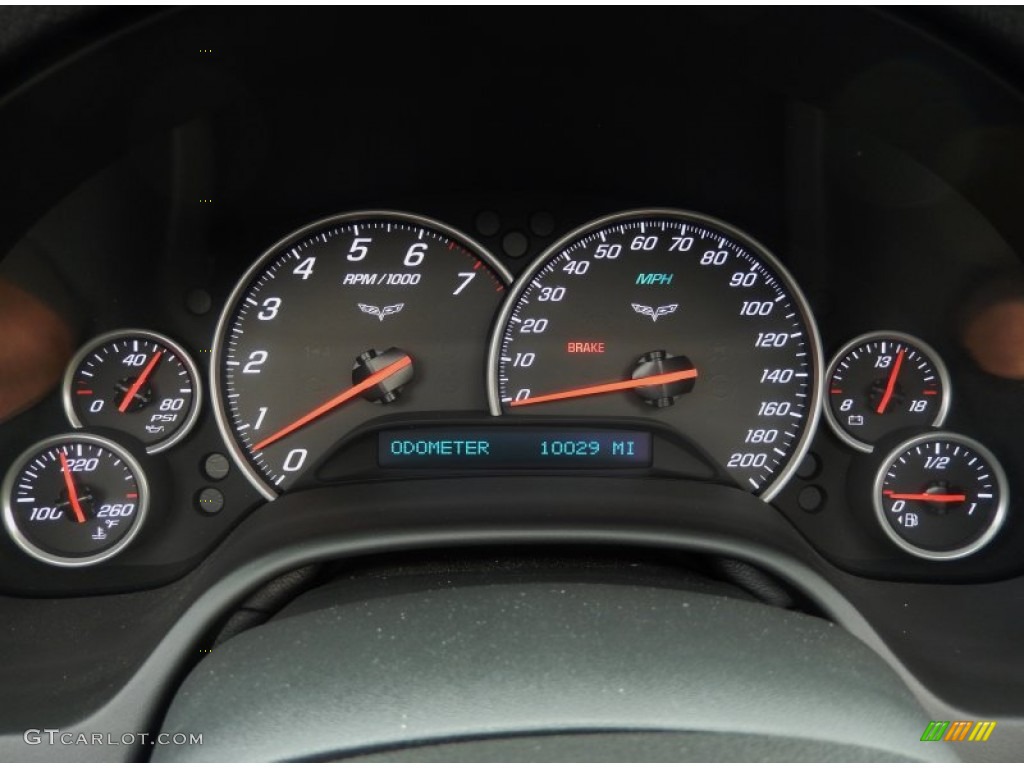 2012 Chevrolet Corvette Grand Sport Coupe Gauges Photo #90130006