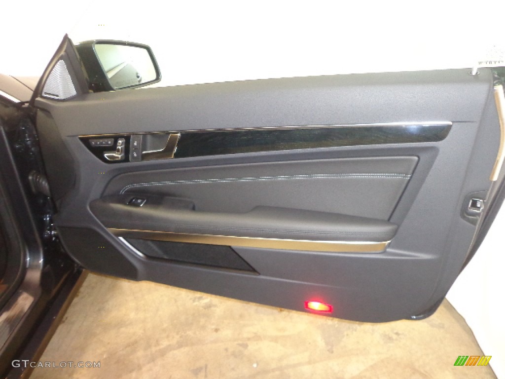 2014 Mercedes-Benz E 350 4Matic Coupe Black Door Panel Photo #90130771