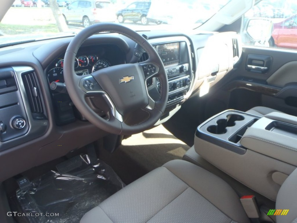 2014 Silverado 1500 LT Crew Cab - Blue Granite Metallic / Cocoa/Dune photo #16