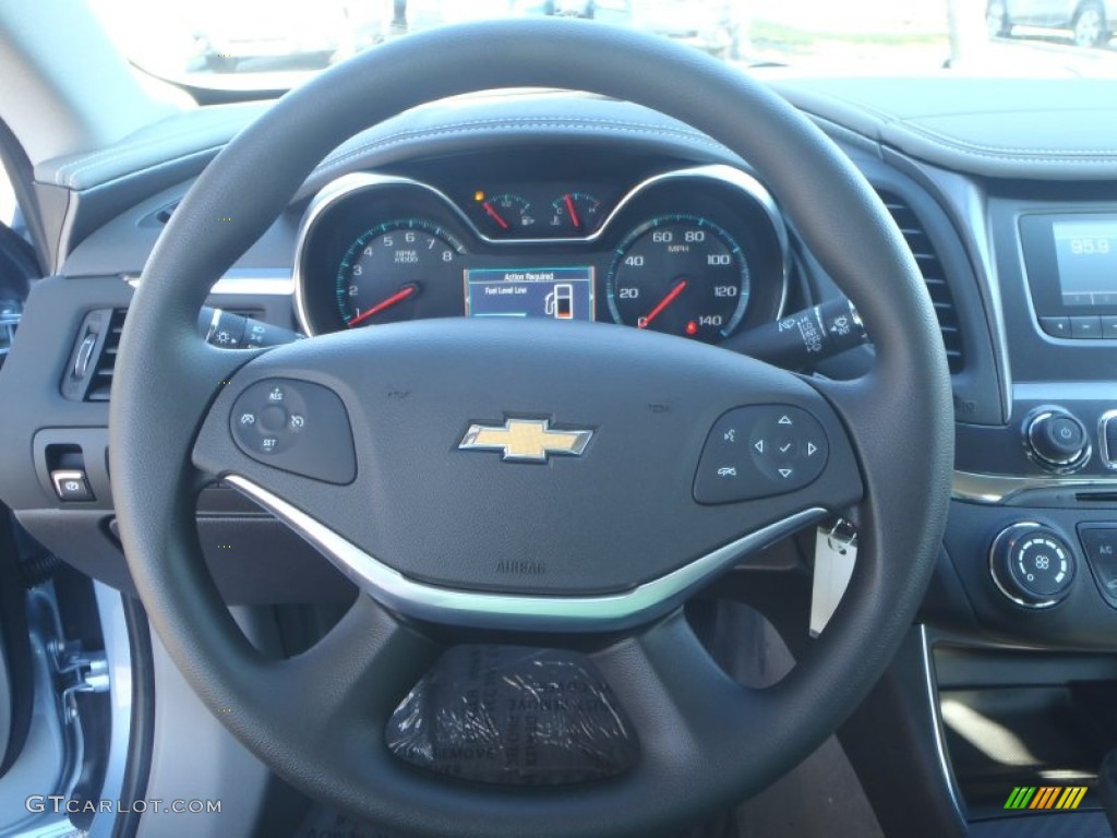 2014 Impala LS - Silver Topaz Metallic / Jet Black/Dark Titanium photo #12