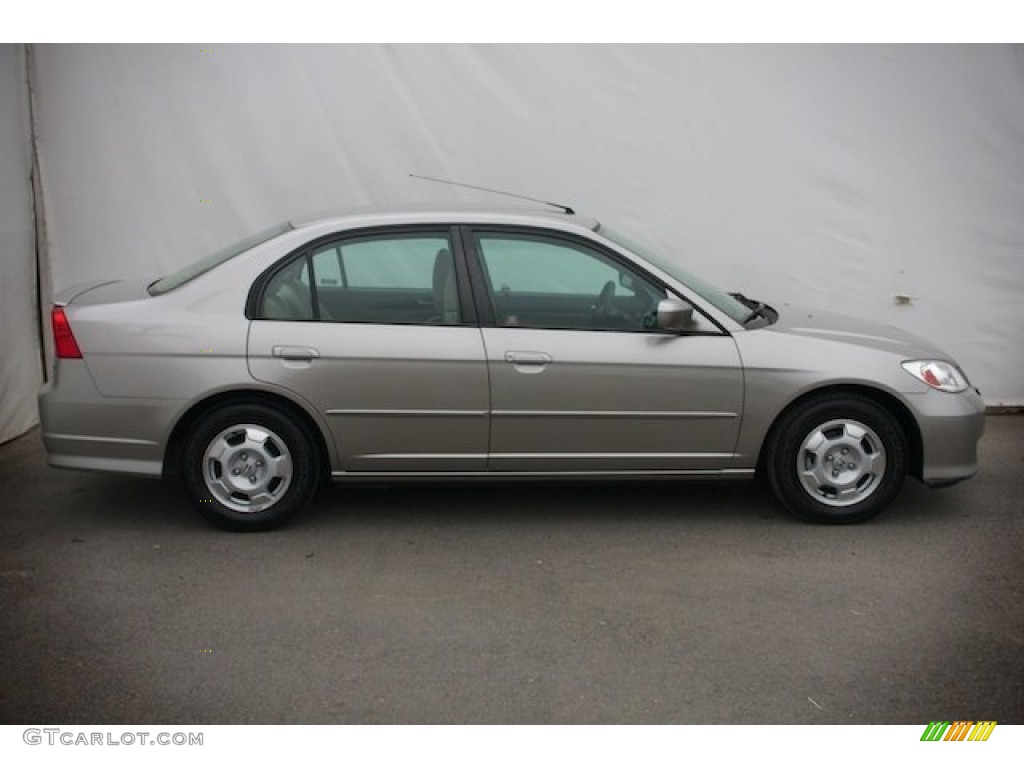 Shoreline Mist Metallic 2004 Honda Civic Hybrid Sedan Exterior Photo #90133216