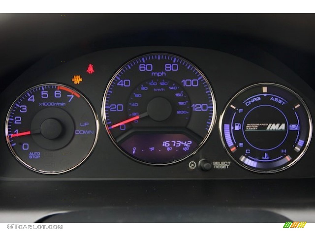 2004 Honda Civic Hybrid Sedan Gauges Photo #90133447