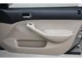 Ivory Beige 2004 Honda Civic Hybrid Sedan Door Panel