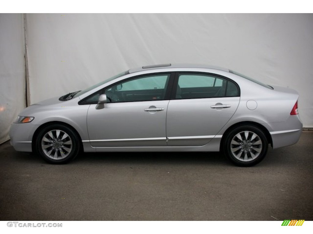 Alabaster Silver Metallic 2011 Honda Civic EX Sedan Exterior Photo #90136072
