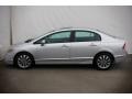 Alabaster Silver Metallic 2011 Honda Civic EX Sedan Exterior