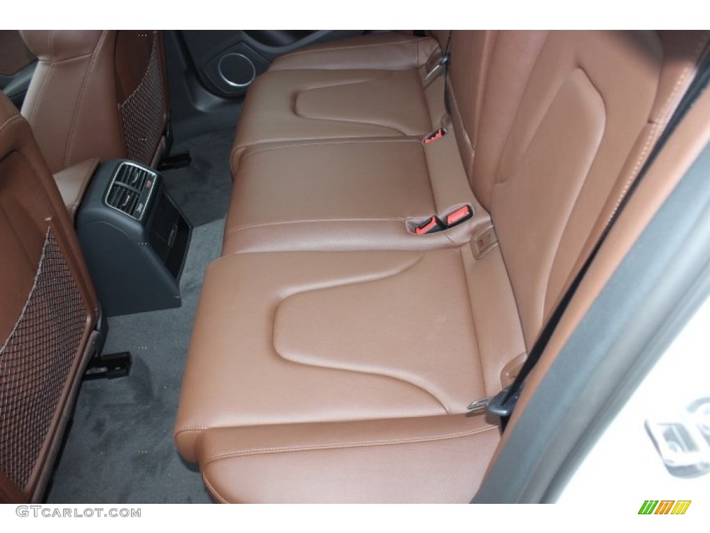 2014 A4 2.0T quattro Sedan - Ibis White / Chestnut Brown/Black photo #28