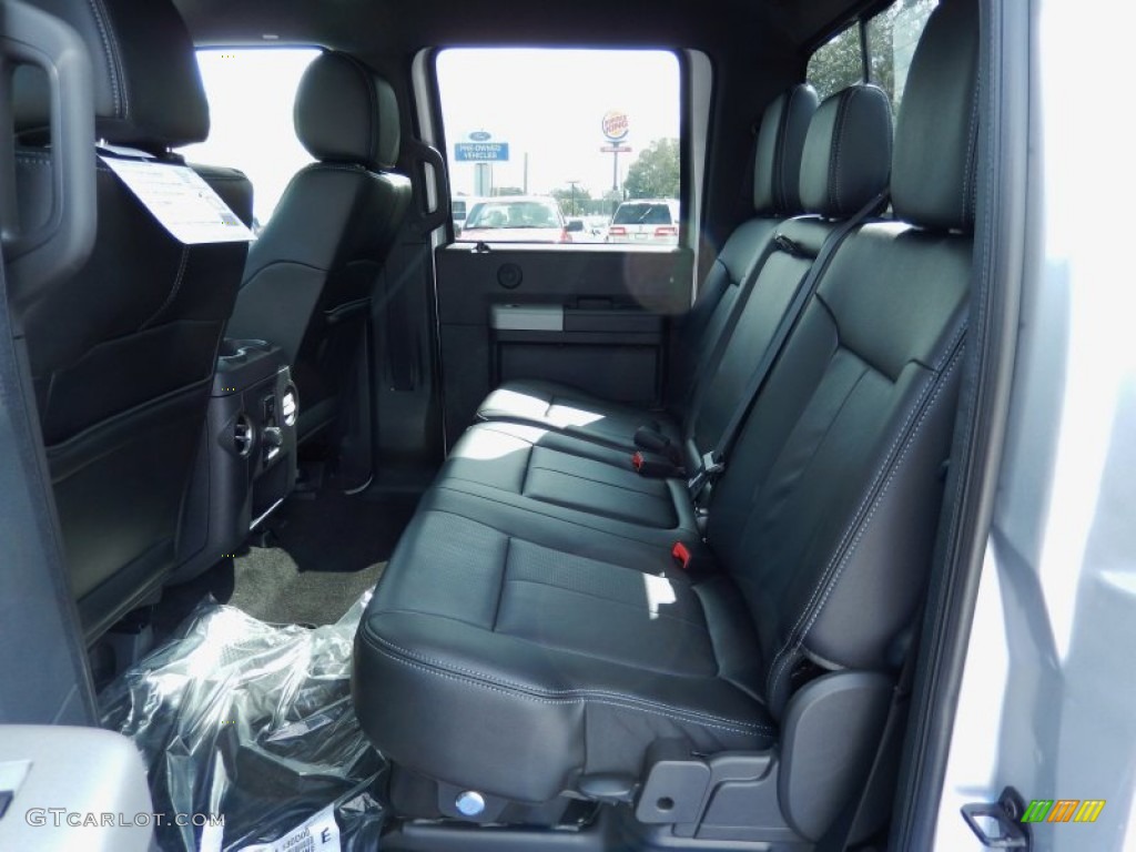2014 Ford F250 Super Duty Lariat Crew Cab Rear Seat Photo #90136267