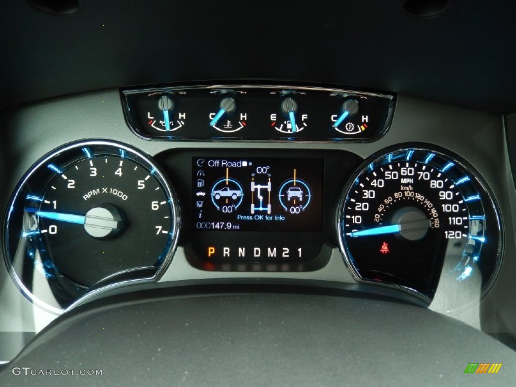 2013 Ford F150 Platinum SuperCrew Gauges Photos