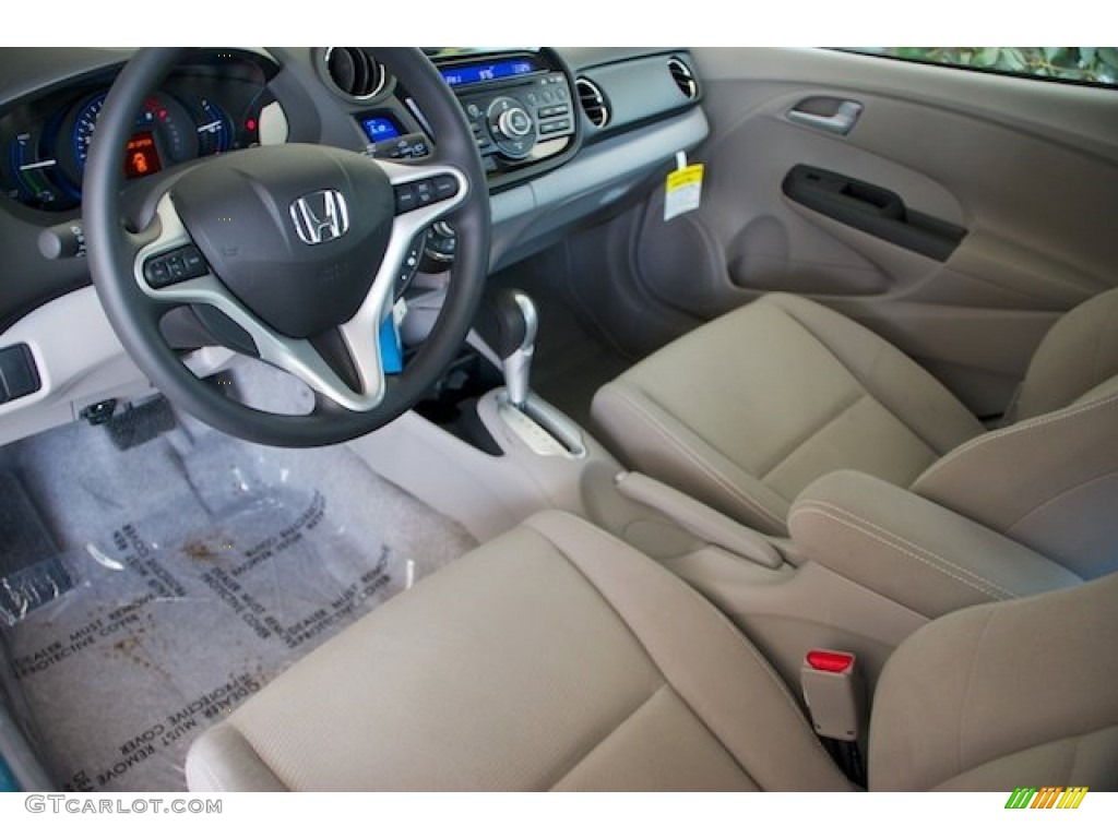 Gray Interior 2014 Honda Insight LX Hybrid Photo #90137233
