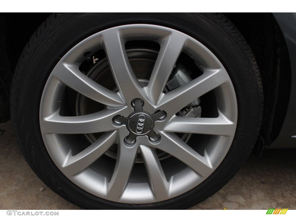 2014 A4 2.0T Sedan - Monsoon Grey Metallic / Titanium Grey photo #6