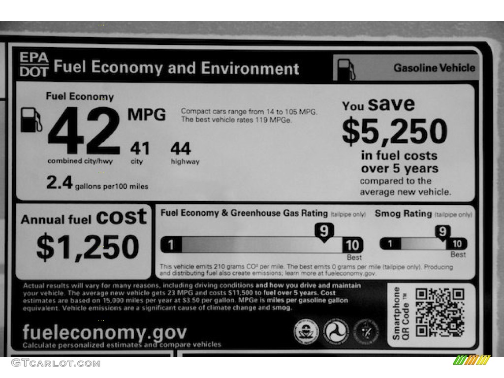 2014 Honda Insight LX Hybrid Window Sticker Photo #90137440