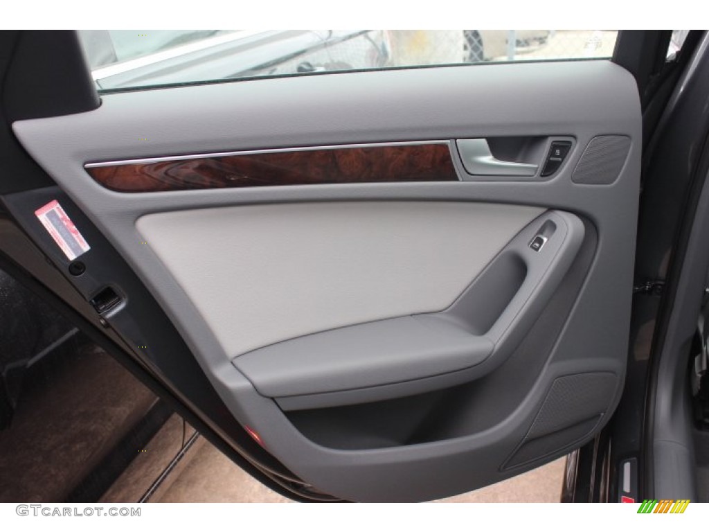 2014 A4 2.0T Sedan - Monsoon Grey Metallic / Titanium Grey photo #25