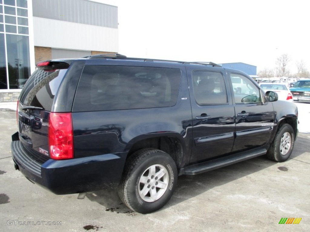 2009 Yukon XL SLT 4x4 - Deep Blue Metallic / Light Titanium photo #34