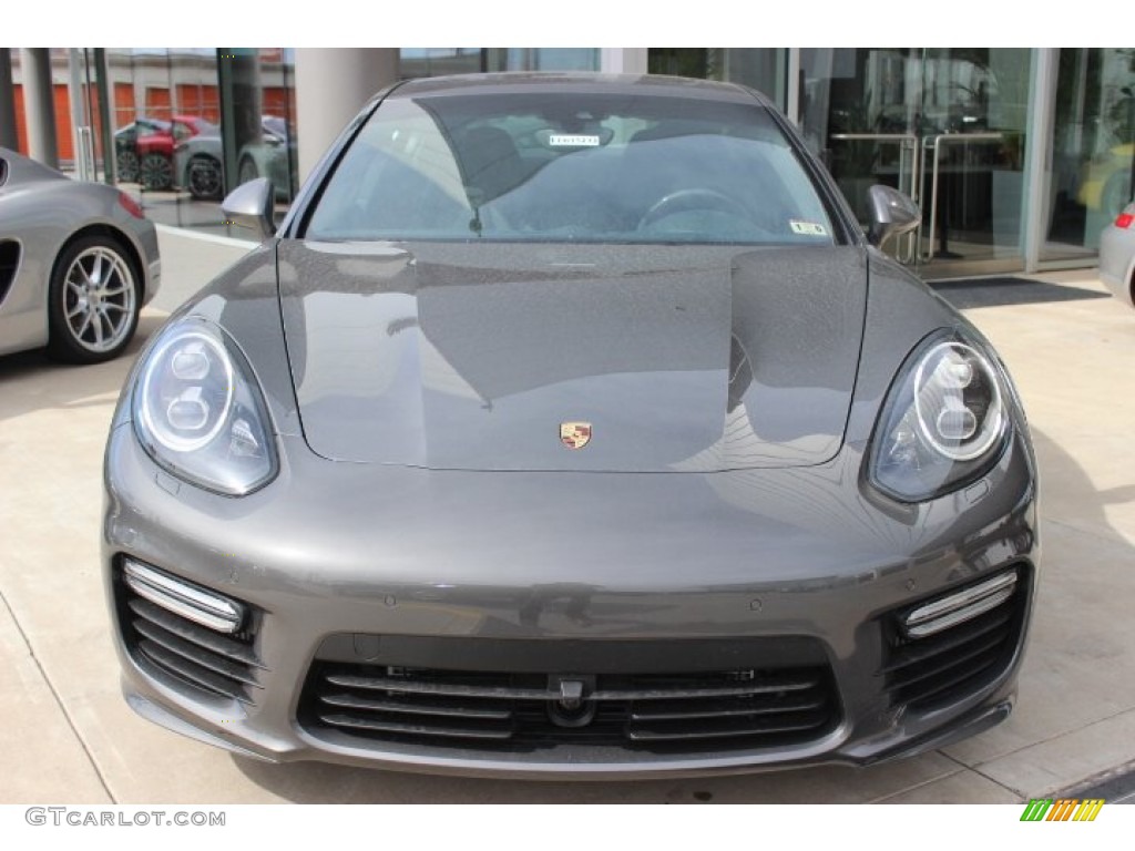 Agate Grey Metallic 2014 Porsche Panamera Turbo Exterior Photo #90138913
