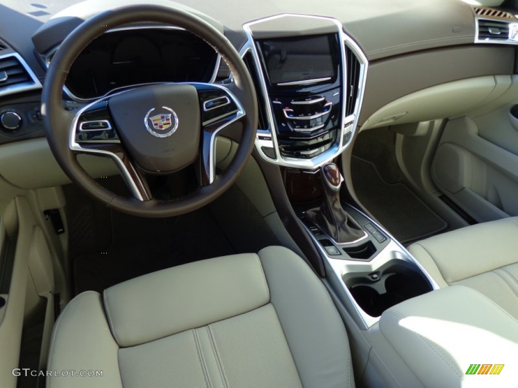 Shale/Brownstone Interior 2014 Cadillac SRX Luxury AWD Photo #90140068