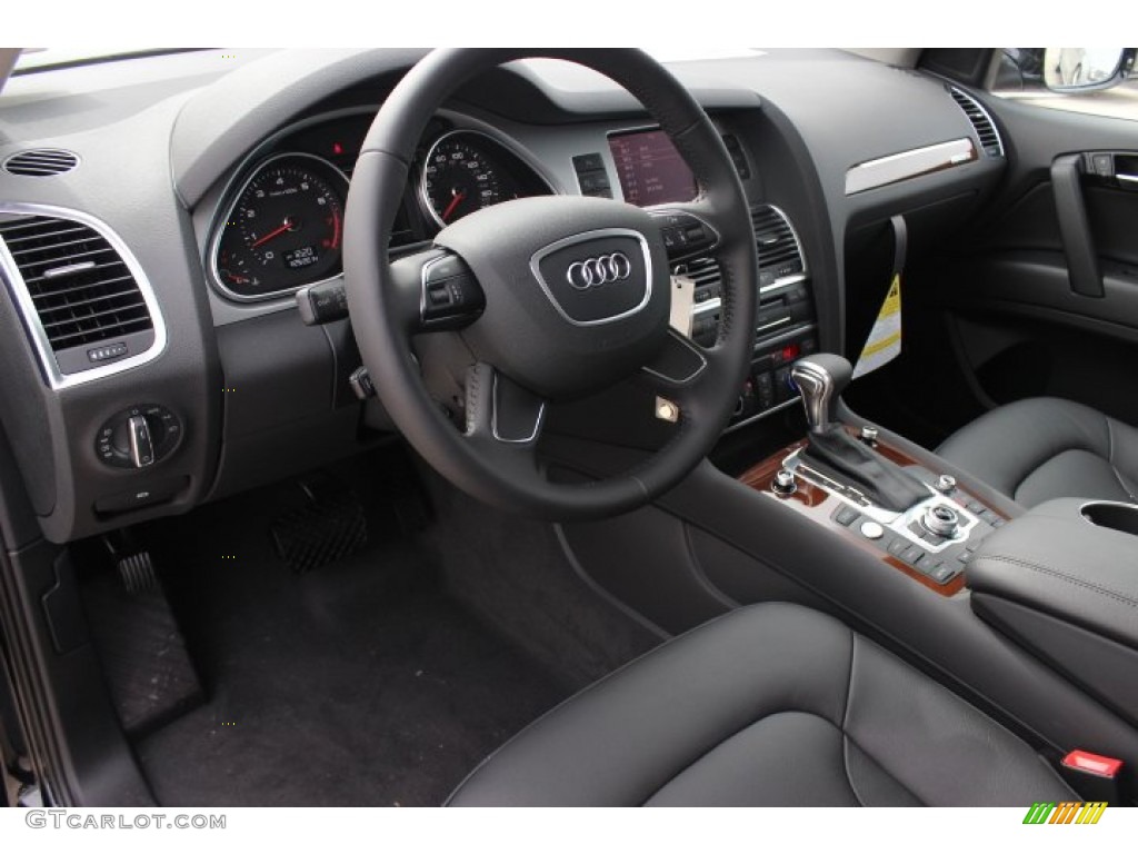 Black Interior 2014 Audi Q7 3.0 TFSI quattro Photo #90140614
