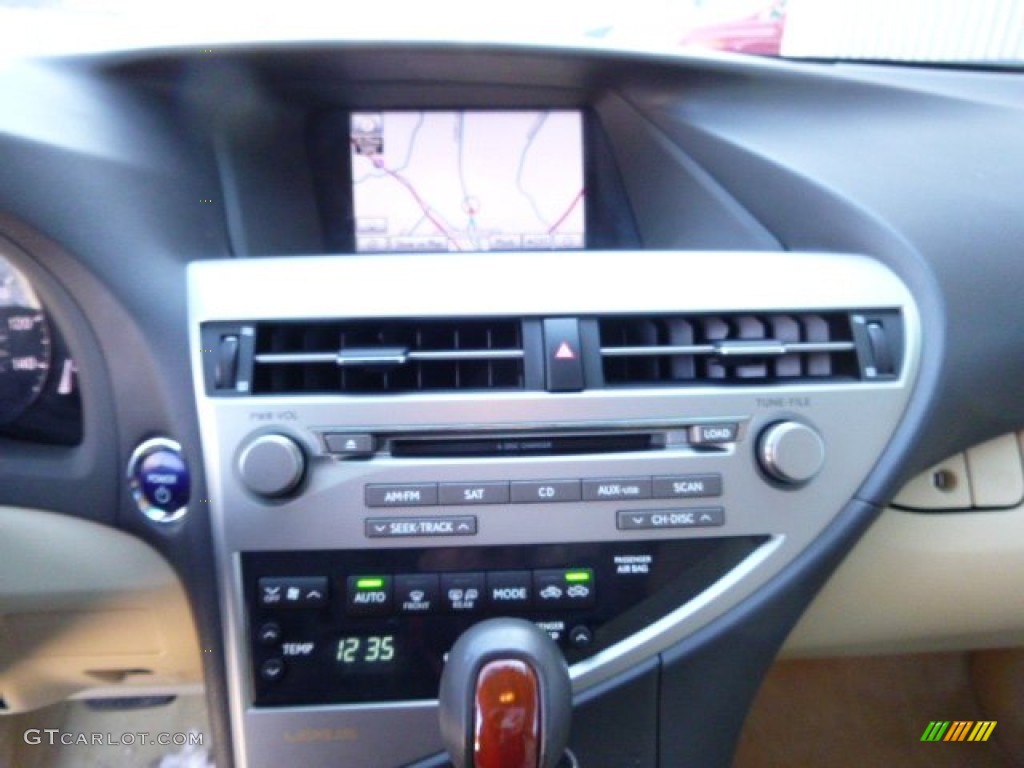 2010 RX 450h AWD Hybrid - Starfire White Pearl / Parchment/Brown Walnut photo #14