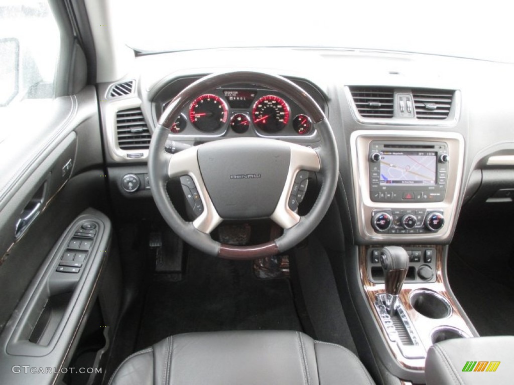 2014 GMC Acadia Denali AWD Ebony Dashboard Photo #90141214