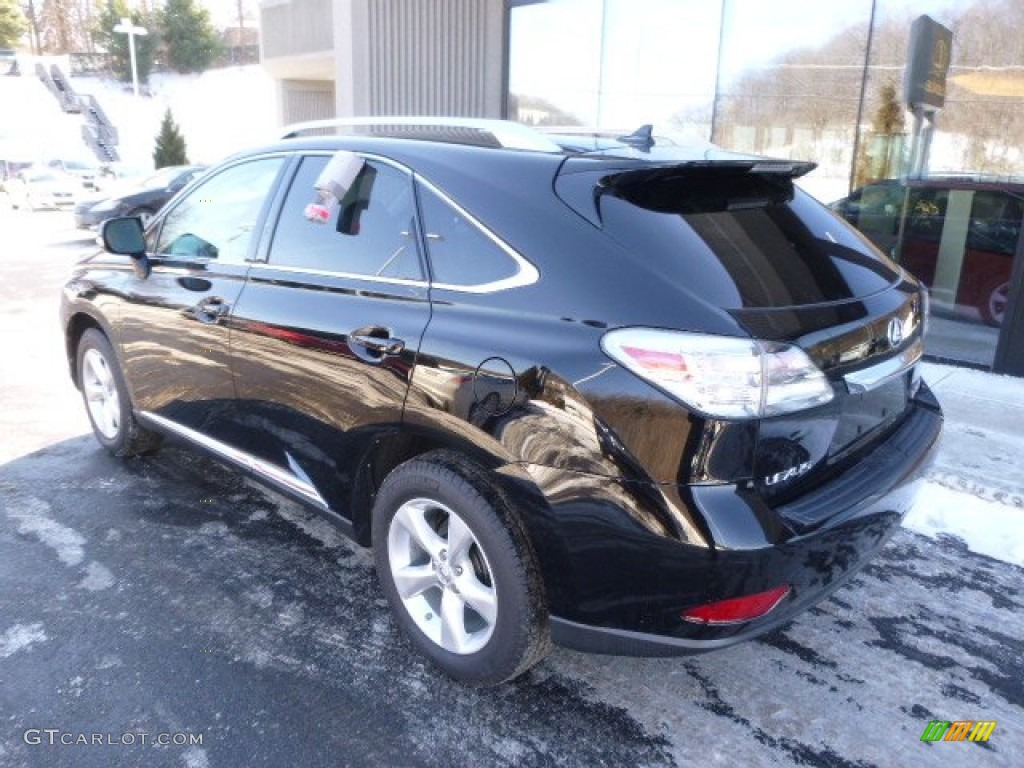 2010 RX 350 AWD - Obsidian Black / Light Gray/Espresso Birds-Eye Maple photo #7