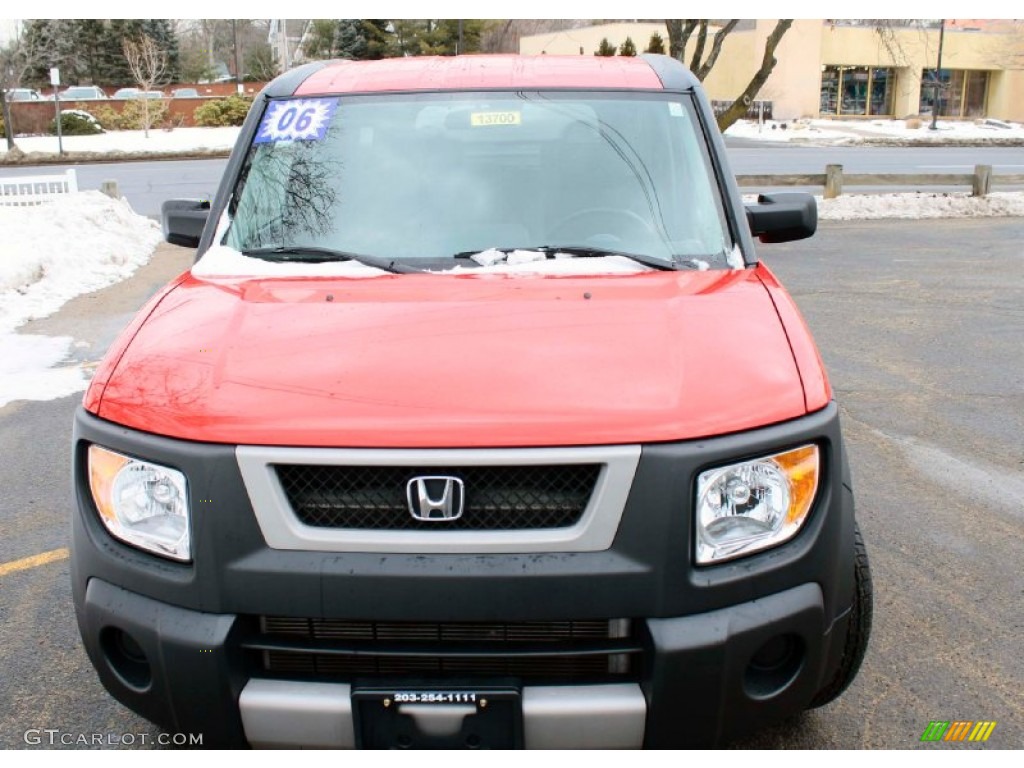 2006 Element EX AWD - Rallye Red / Black/Gray photo #2