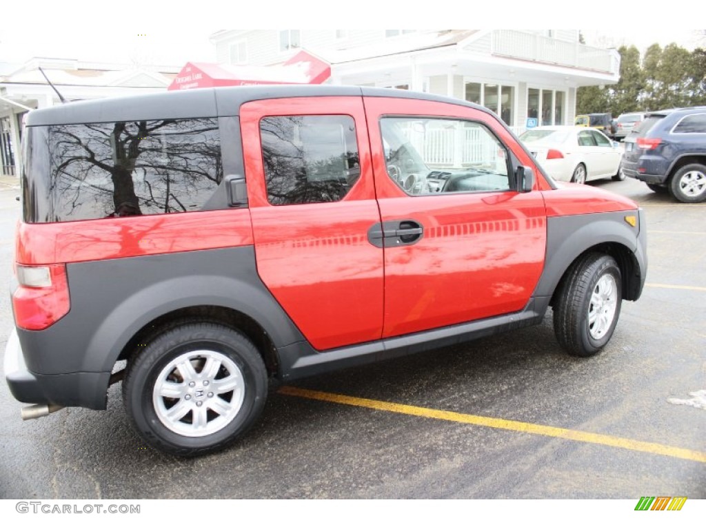 2006 Element EX AWD - Rallye Red / Black/Gray photo #5