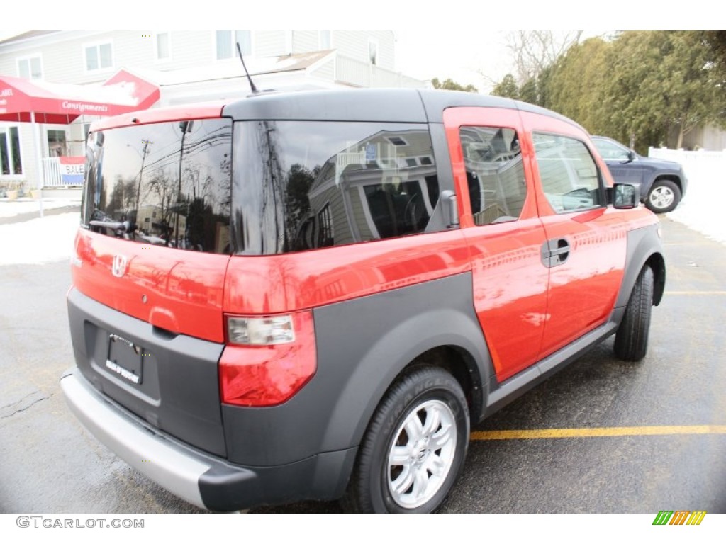 2006 Element EX AWD - Rallye Red / Black/Gray photo #6