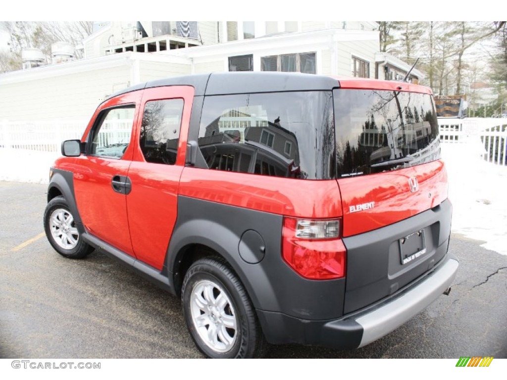 2006 Element EX AWD - Rallye Red / Black/Gray photo #11
