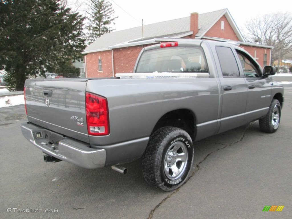 2005 Ram 1500 SLT Quad Cab 4x4 - Mineral Gray Metallic / Dark Slate Gray photo #7