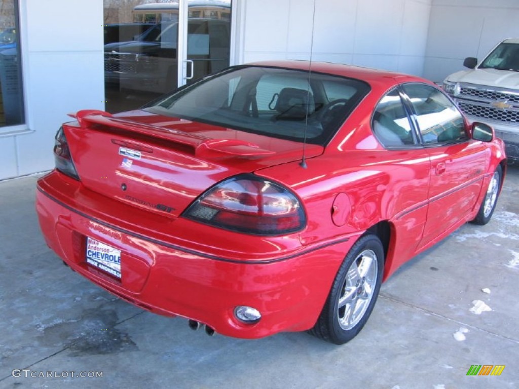 2000 Grand Am GT Coupe - Bright Red / Dark Pewter photo #15
