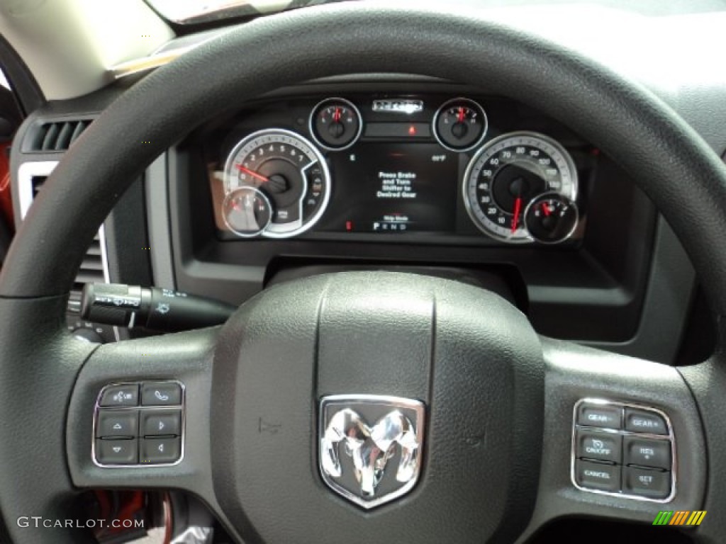 2013 1500 SLT Crew Cab 4x4 - Copperhead Pearl / Black/Diesel Gray photo #7