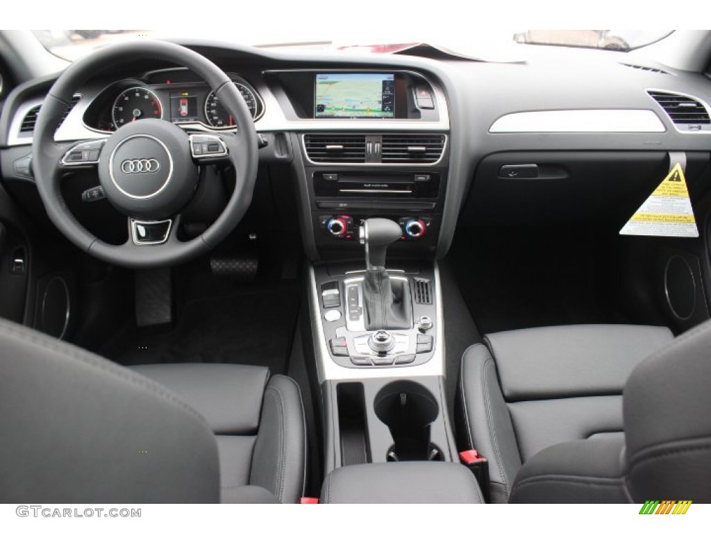2014 Audi allroad Premium plus quattro Black Dashboard Photo #90143245