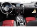 2014 Audi S4 Black/Magma Red Interior Dashboard Photo