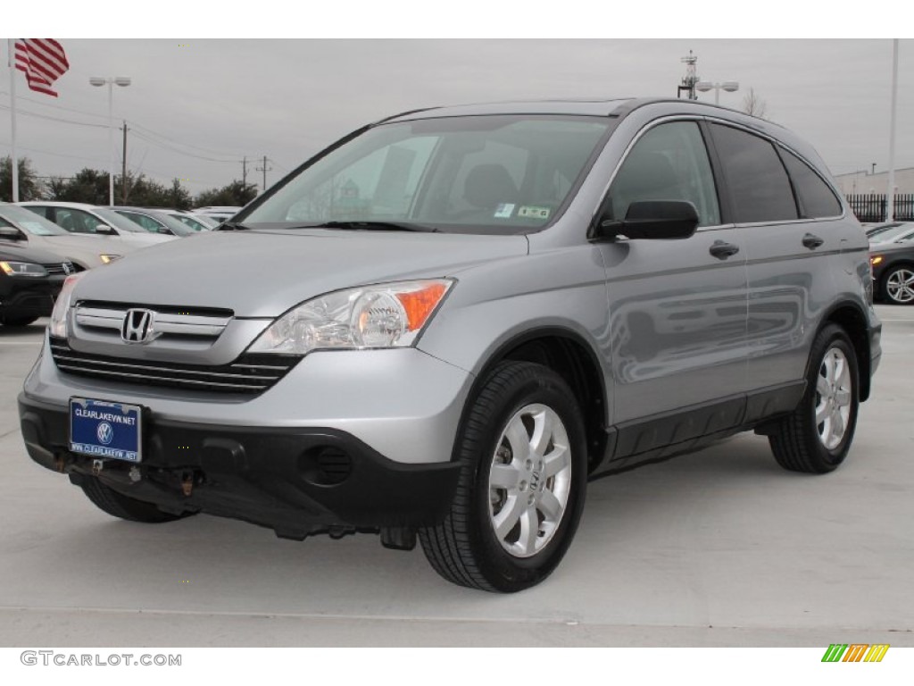 2008 CR-V EX - Whistler Silver Metallic / Black photo #3