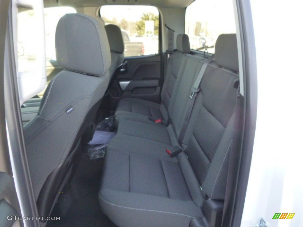 Jet Black Interior 2015 Chevrolet Silverado 2500HD LT Double Cab 4x4 Photo #90147094