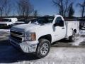 Summit White - Silverado 3500HD WT Regular Cab Dual Rear Wheel 4x4 Utility Photo No. 2