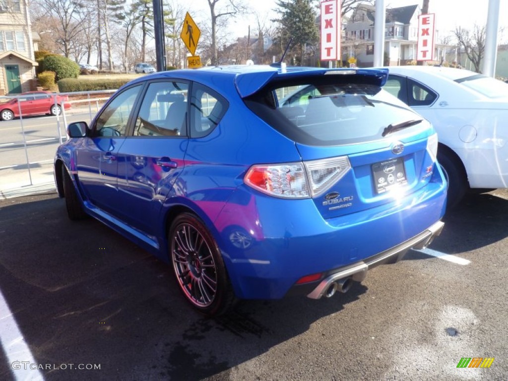 2012 Impreza WRX STi 5 Door - WR Blue Mica / STi Black Alcantara/Carbon Black photo #3